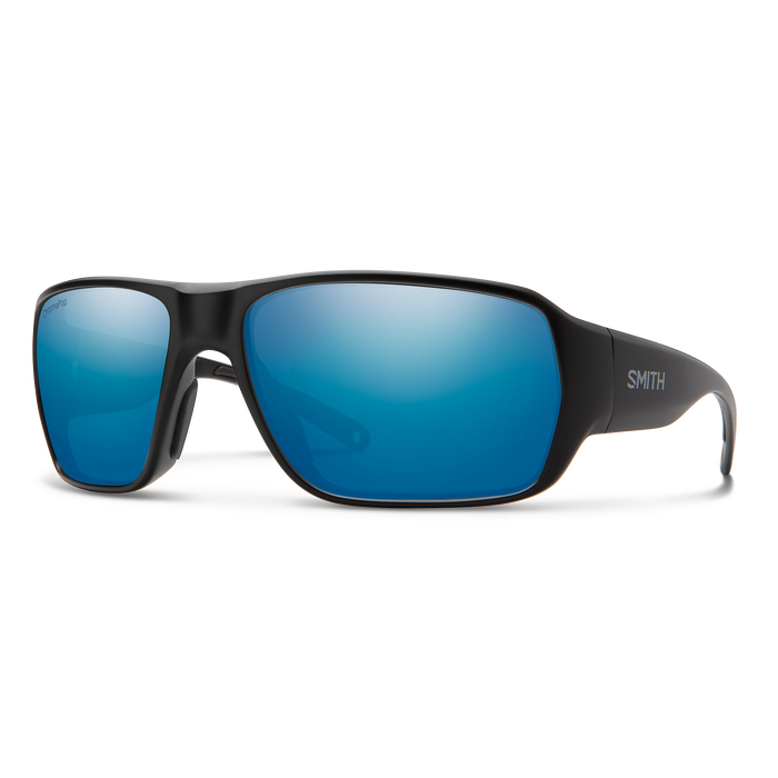 Smith Castaway Sunglasses-Mtt Blk/Chroma+ Bl Mirr Polar