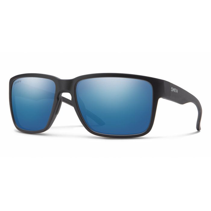 Smith Emerge Sunglasses-Matte Black/CP Polar Blue Mirror