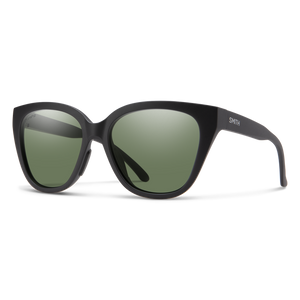 Smith Era Sunglasses-Matte Blk/Chromapop Grey Green Polar