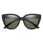 Smith Era Sunglasses-Matte Blk/Chromapop Grey Green Polar