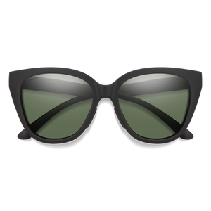Smith Era Sunglasses-Matte Blk/Chromapop Grey Green Polar