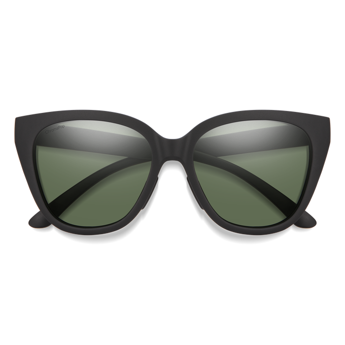 Smith Era Sunglasses-Matte Blk/Chromapop Grey Green Polar