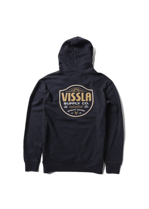 Vissla Coastal Eco Hooded Sweatshirt-Black Heather