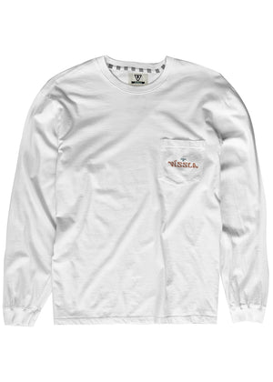 Vissla West Winds Pocket L/S Tee-White