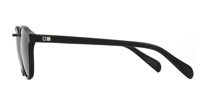 Otis A Day Late Sunglasses-Eco Matte Black/Grey Polar