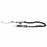 Mystic Handlepass No Hook Short Leash-Black