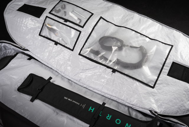 MYSTIC Star WINGFOIL Boardbag 2024 - Borsa Ruotata Per Tavola Da Wingfoil, Nero, Poliestere - Foto 4