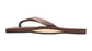 Rainbow Single Layer Leather Sandal-Expresso
