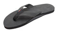 Rainbow M's Single Layer Leather Sandal-Premier Black