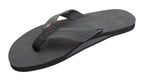 Rainbow M's Single Layer Leather Sandal-Premier Black
