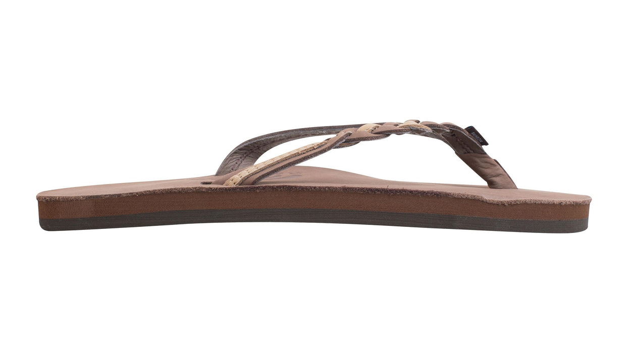 Rainbow Women's Flirty Braidy Sandal-Expresso/Sierra Brown