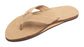 Rainbow Single Layer Leather Sandal-Sierra Brown