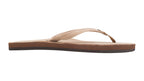 Rainbow W's Single Layer Leather Narrow Sandal-Sierra Brown