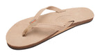 Rainbow W's Single Layer Leather Narrow Sandal-Sierra Brown
