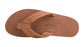 Rainbow Double Layer Leather Sandal-Classic Tan w/Brown
