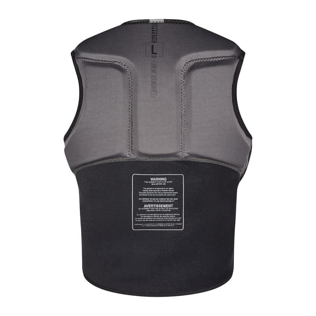 Mystic Block Impact Fzip Kite Vest-Black