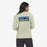 Patagonia P-6 Logo L/S Responsibili-Tee-Birch White
