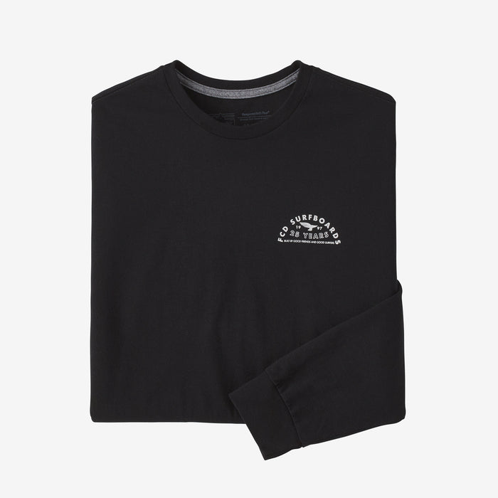 Patagonia M's L/S FCD 25 Years Responsibili-Tee-Black