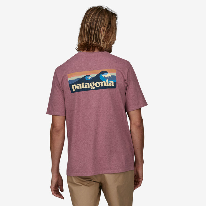 Patagonia Boardshort Logo Pocket Responsibili-Tee-Evening Mauve