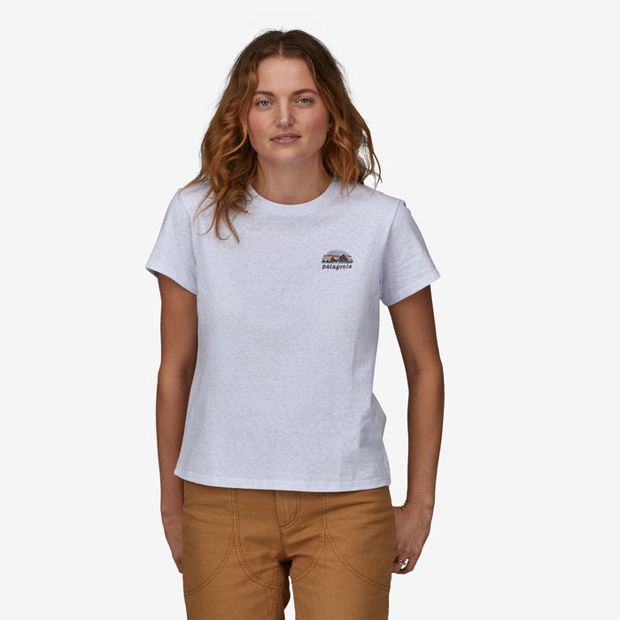 Patagonia Skyline Stencil Responsibili-Tee-White