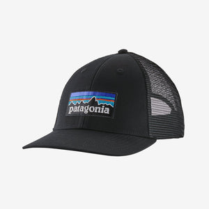 Patagonia P-6 Logo LoPro Trucker Hat-Black
