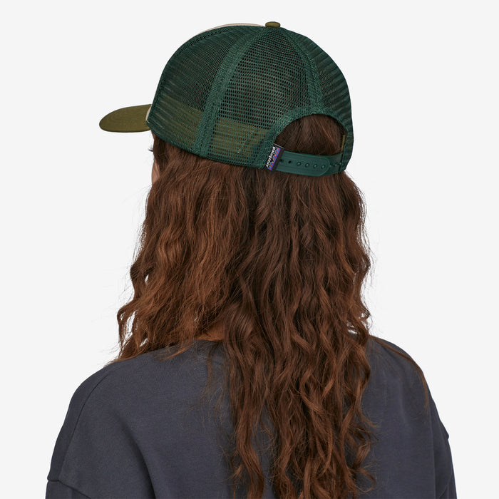Patagonia Line Logo Ridge LoPro Trucker Hat-Oar Tan