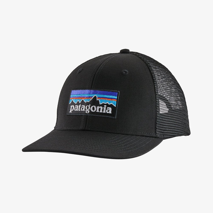 Patagonia P-6 Logo Trucker Hat-Black