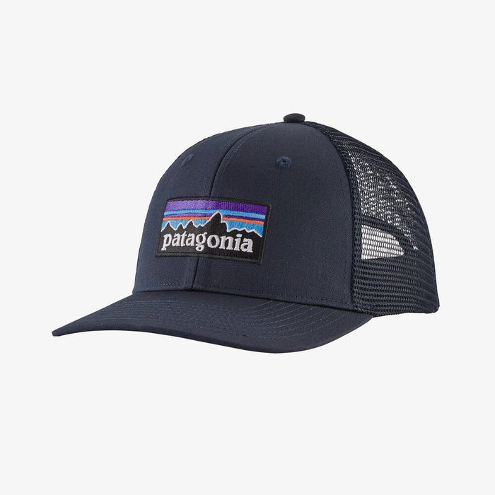 Patagonia P-6 Logo Trucker Hat-Navy Blue