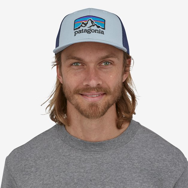 Patagonia Fitz Roy Horizons Trucker Hat-Steam Blue