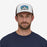 Patagonia Fitz Roy Horizons Trucker Hat-White w/Cone Brown