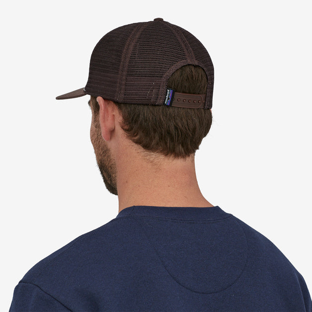 Patagonia Fitz Roy Horizons Trucker Hat-White w/Cone Brown