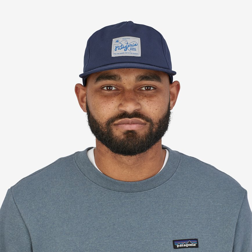 Patagonia Quality Surf Label Funfarer Hat-New Navy