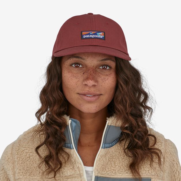 Patagonia Boardshort Label Trad Hat-Sequoia Red