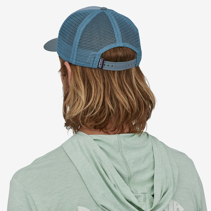 Patagonia Flying Fish Lopro Trucker Hat Flying Fish Fork Light Plume REAL Watersports