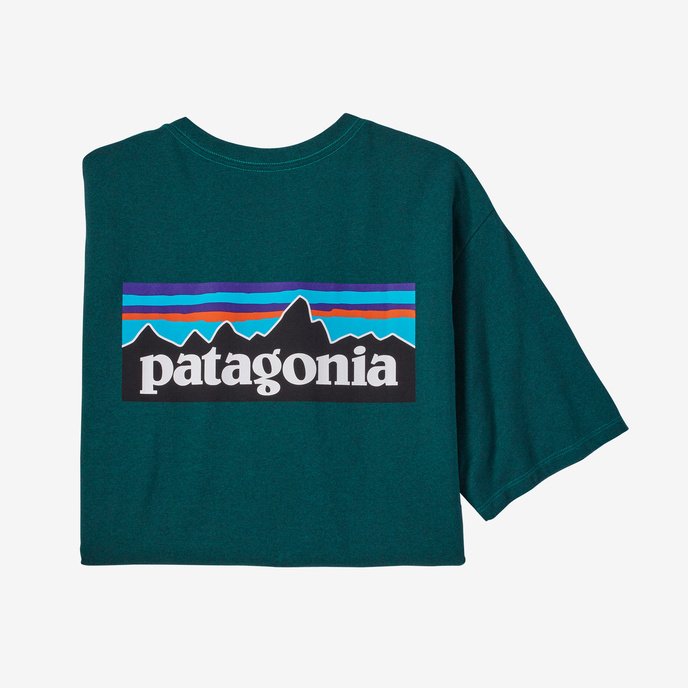 Patagonia P-6 Logo Responsibili Tee-Borealis Green