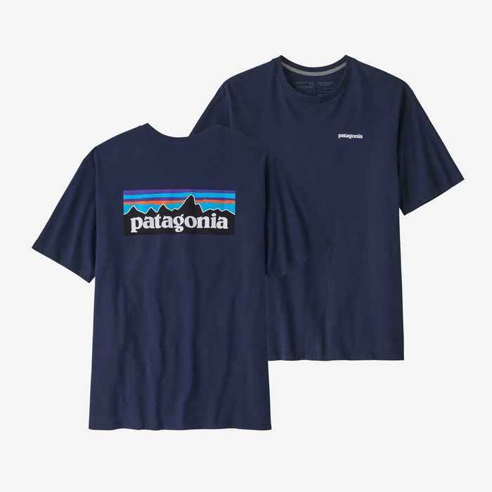 Patagonia P-6 Logo Responsibili-Tee-Classic Navy