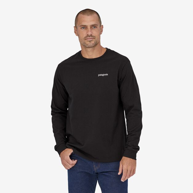 Patagonia M's L/S Fitz Roy Horizons Responsibili-Tee-Black