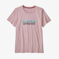 Patagonia W's Pastel P-6 Logo Organic Tee-Fuzzy Mauve