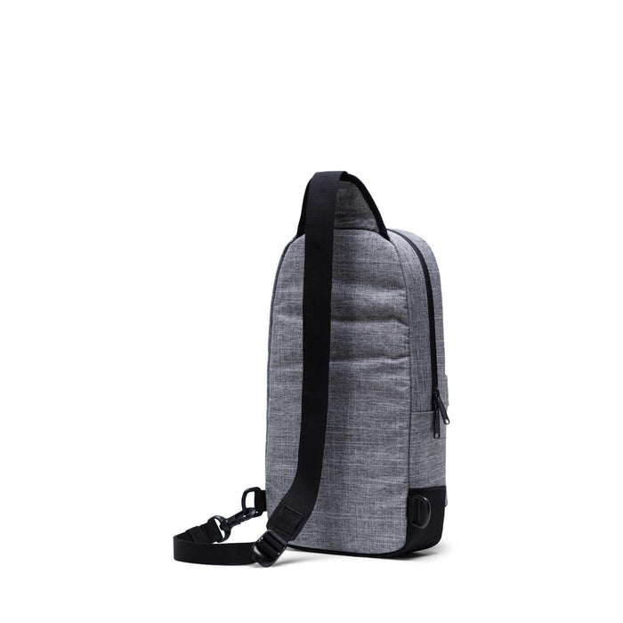 Herschel Heritage Shoulder Bag-Raven Crosshatch/Black