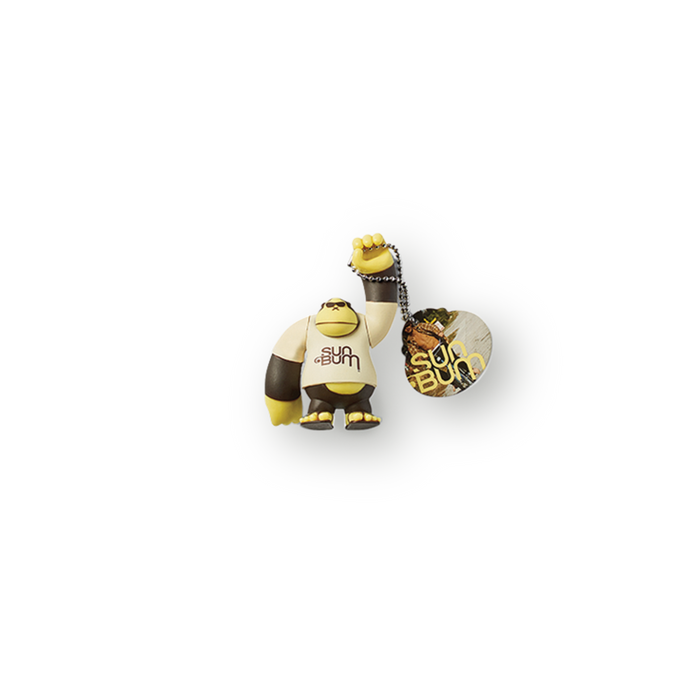 Sun Bum Lucky Bum Figure Keychain