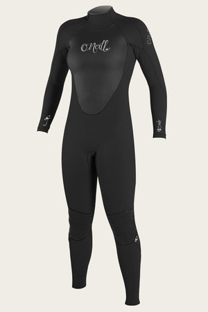 O'Neill Wmn's Epic 3/2 BZ Wetsuit-Blk/Blk/Blk