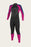 O'Neill Girl's Epic 3/2 BZ Wetsuit-Blk/Berry/Nvy