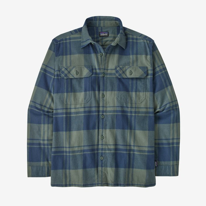 Patagonia M's Organic Cotton MW Fjord Flannel L/S Shirt-Live Oak