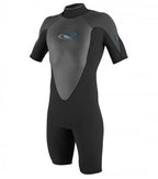 O'Neill Youth Hammer S/S Springsuit-Black/Grey/Brite Blue