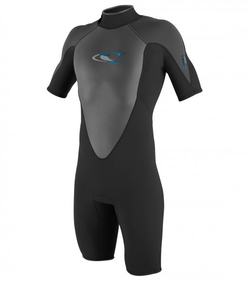 O'Neill Youth Hammer S/S Springsuit-Black/Grey/Brite Blue