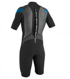 O'Neill Youth Hammer S/S Springsuit-Black/Grey/Brite Blue