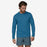 Patagonia Cap Cool Daily Graphic L/S Tee-Boardshort Logo: Wavy Blue X-Dye