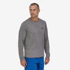 Patagonia Cap Cool Daily Graphic L/S Shirt-73 Skyline: Feather Grey