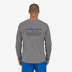 Patagonia Cap Cool Daily Graphic L/S Shirt-73 Skyline: Feather Grey