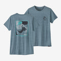 Patagonia Cap Cool Daily Graphic Tee-Light Plume Grey X-Dye